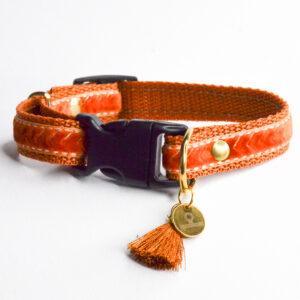 Puppyhalsbandje Orange bliss