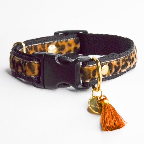 Puppyhalsbandje Velvet panter