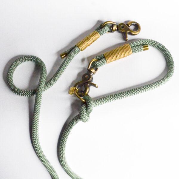 (Handsfree) Looplijn Foggy green