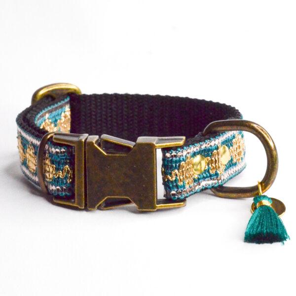 Halsband Glitter up! Azure blue