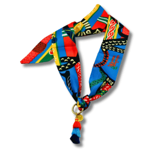 Bandana sjaal Multicolour-red-blue