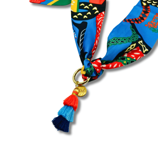 Bandana sjaal Multicolour-red-blue - Afbeelding 2