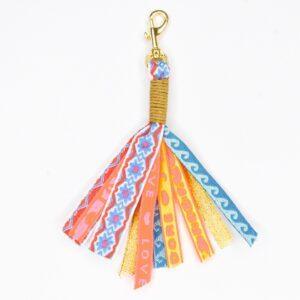Sleutelhanger Coco Orange blue